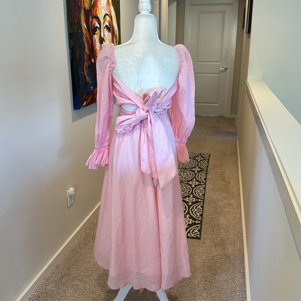 Loud Bodies Elegant Pink Maxi Dress — image 4 of 8